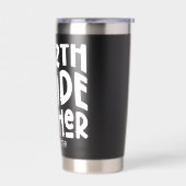 Fourth Grade Teacher Minimalist Geïsoleerde Drinkbeker (Links)