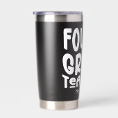 Fourth Grade Teacher Minimalist Geïsoleerde Drinkbeker (Rechts)