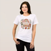 Fourth Grade Teacher Tee Tri-Blend Shirt (Voorkant volledig)