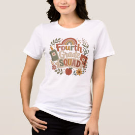 Fourth Grade Teacher Tee Tri-Blend Shirt