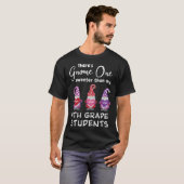 Fourth Grade Teacher Valentine's Day Gnomes T-shirt (Voorkant volledig)