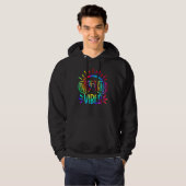 Fourth Grade Vibes First Day Back To School Tie Dy Hoodie (Voorkant volledig)
