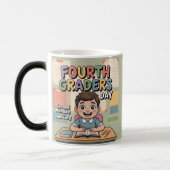 Fourth Graders Day January Holiday Mug Magische Mok (Links)