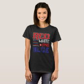 Fourth of July 4th of July Red White and Blue T-shirt (Voorkant volledig)