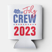 Fourth of July Crew Blikjeskoeler (Achterkant)