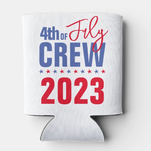 Fourth of July Crew Blikjeskoeler (Achterkant)