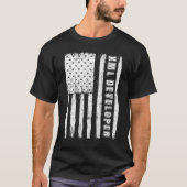 Fourth of July  for Men American Flag xml develope T-shirt (Voorkant)