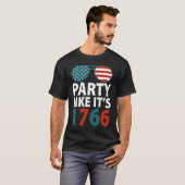 Fourth Of July Party Like It Is 1776 Independece D T-shirt (Voorkant volledig)
