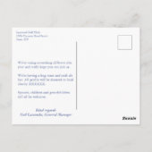 Fourth of July Party Non-Profit Fundraiser Event Briefkaart (Achterkant)