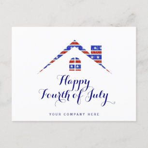 Fourth of July Realty Promotie Briefkaart
