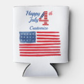 Fourth of July Vlag Koeler (Voorkant)