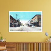 Fourth Street ViewSan Rafael, CA Canvas Afdruk (Insitu (Woonkamer))