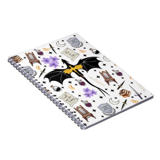 Fourth Wing Romantasy Book Lover Notepad Notitieboek (Rechterzijde)