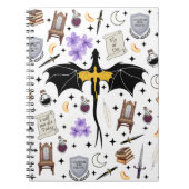 Fourth Wing Romantasy Book Lover Notepad Notitieboek (Voorkant)
