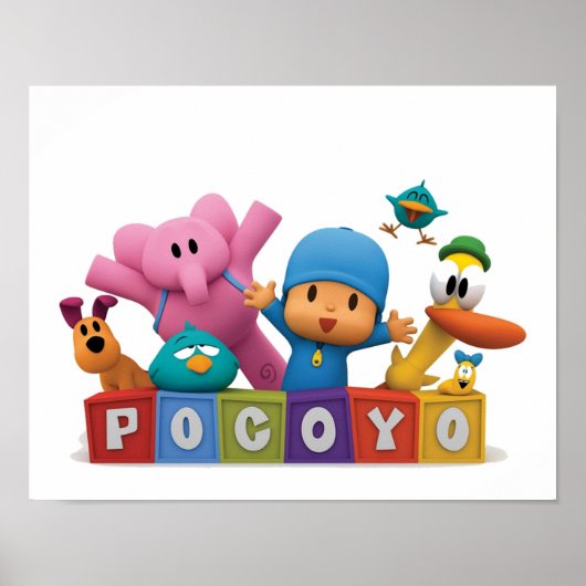 Fouryo Pocoyo Elly Pato TV 2019 Poster (Voorkant)