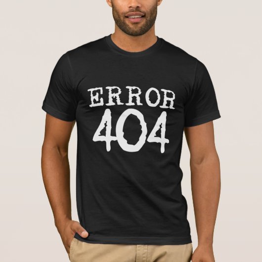 Fout404 T-shirt (Voorkant)