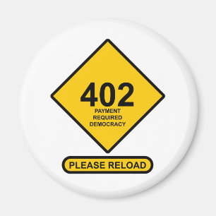 Fout 402: Betaling vereist democratie Magneet