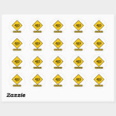 Fout 403: Democratie verboden Ronde Sticker (Vel)