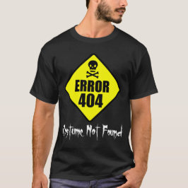 Fout 404 Costume niet gevonden Halloween T-shirt