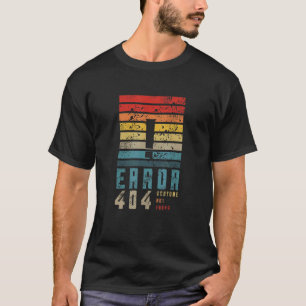 Fout 404 Costume niet gevonden Halloween Waterverf T-shirt