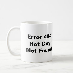 Fout 404 de Hete niet Gevonden niet Mok van de Ker