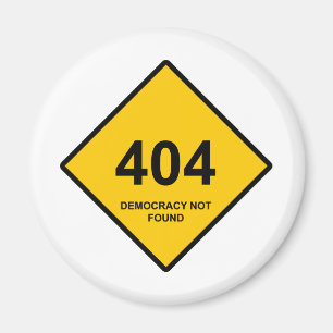 Fout 404: Democratie niet gevonden Magneet