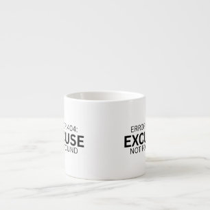 Fout 404: Excuus Niet Gevonden Espressokopje Espresso Kop