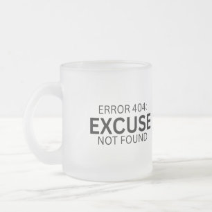 Fout 404: Excuus Niet Gevonden Matglazen Mok