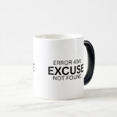 Fout 404: Excuus Niet Gevonden Morphing Mok (Voorkant rechts)
