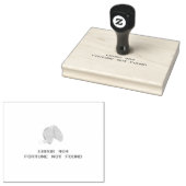 Fout 404 Fortune Cookie Rubberstempel (Gestempeld)