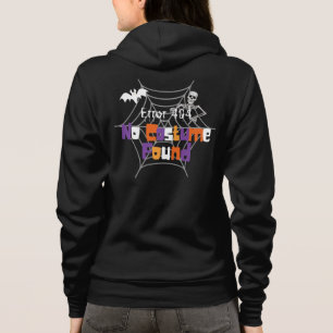 Fout 404 Geen Costume gevonden Funny Halloween Hoodie