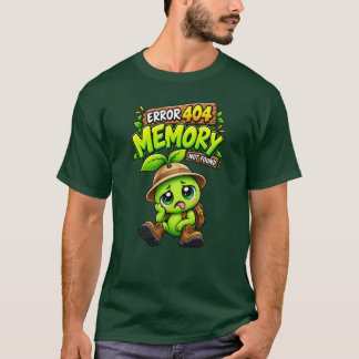 Fout 404 Geheugen Niet Gevonden Grappige PodPea T- T-shirt