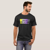 Fout 404 Geslacht niet gevonden Nonbinary vlag nie T-shirt (Voorkant volledig)