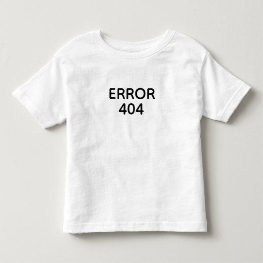 FOUT 404 KINDER SHIRTS (Voorkant)