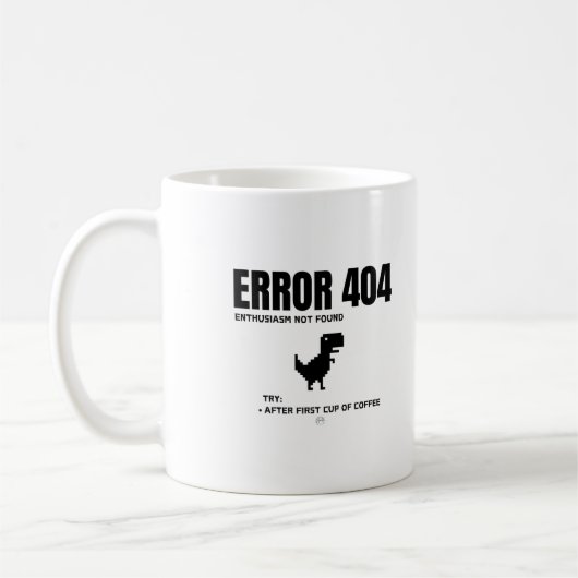Fout 404 koffiemok (Links)