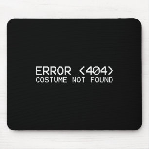 Fout 404 kostuum niet gevonden Fun Halloween 2019 Muismat