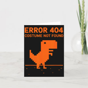 Fout 404 Kostuum Niet Gevonden Grappige Programmeu Kaart
