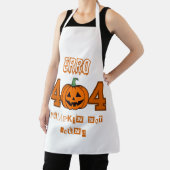 Fout 404 Kostuum niet gevonden Halloween voor vrou Schort (Insitu)