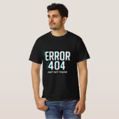 FOUT 404 – Limiet niet gevonden Glitch Tech T-shirt (Voorkant volledig)