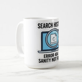 Fout 404 mok - Grappige IT koffiekop