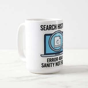 Fout 404 mok - Grappige IT koffiekop