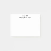 Fout 404: Motivatie niet gevonden, Grappig, Aangep Post-it® Notes (Voorkant)