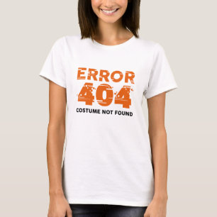 Fout 404 Niet gevonden kostuum T-shirt