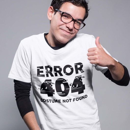 Fout 404 Niet gevonden kostuum T-shirt
