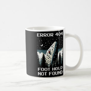 Fout 404 – Ontbrekend Klim Pixel Ontwerp Koffiemok