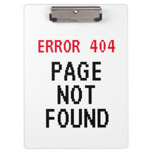 Fout 404 Pagina Niet Gevonden grappige meme gepers Klembord