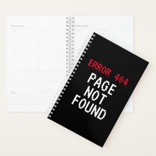Fout 404 Pagina niet gevonden planner voor het wer