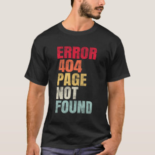 Fout 404 Pagina niet gevonden T-shirt