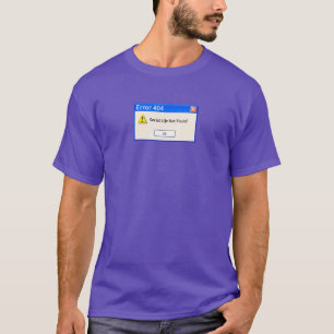 Fout 404 - Sociaal leven niet gevonden T-shirt