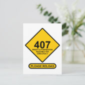 Fout 407: De Vereiste Authentificatie van de Volma Briefkaart (Staand voorkant)